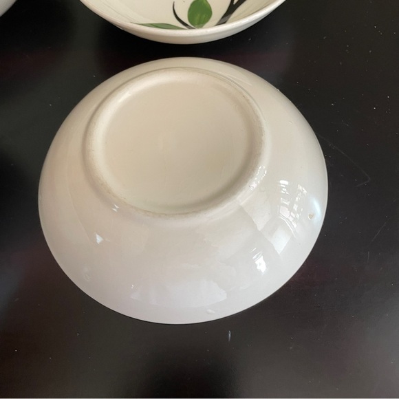 Lot of 4 Dixie Dogwood 5-1/4" Fruit Dessert Bowls Blue Ridge Southern Pottery - Picture 4 of 4